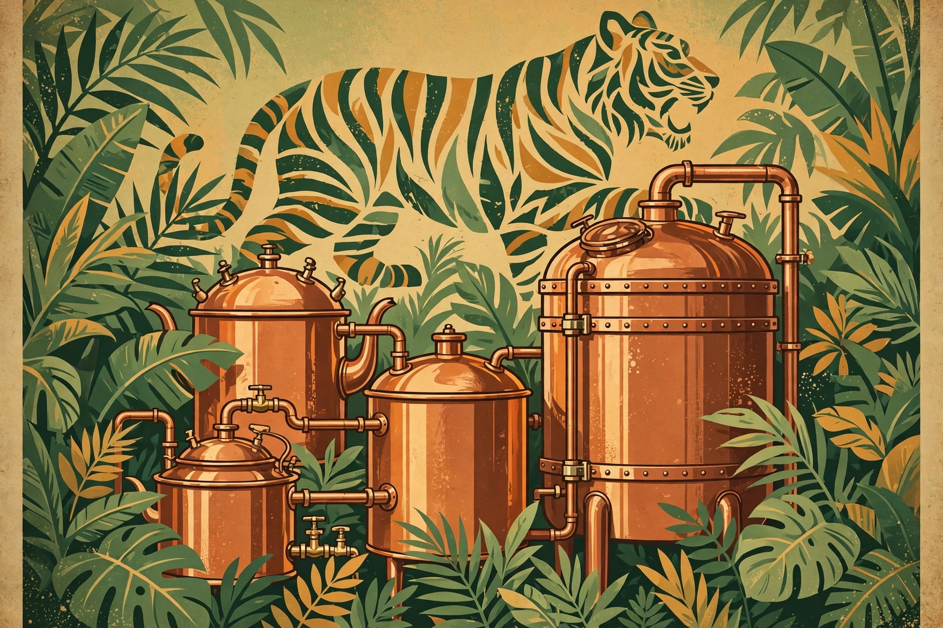 Brewed on the Federal Highway — editorial illustration