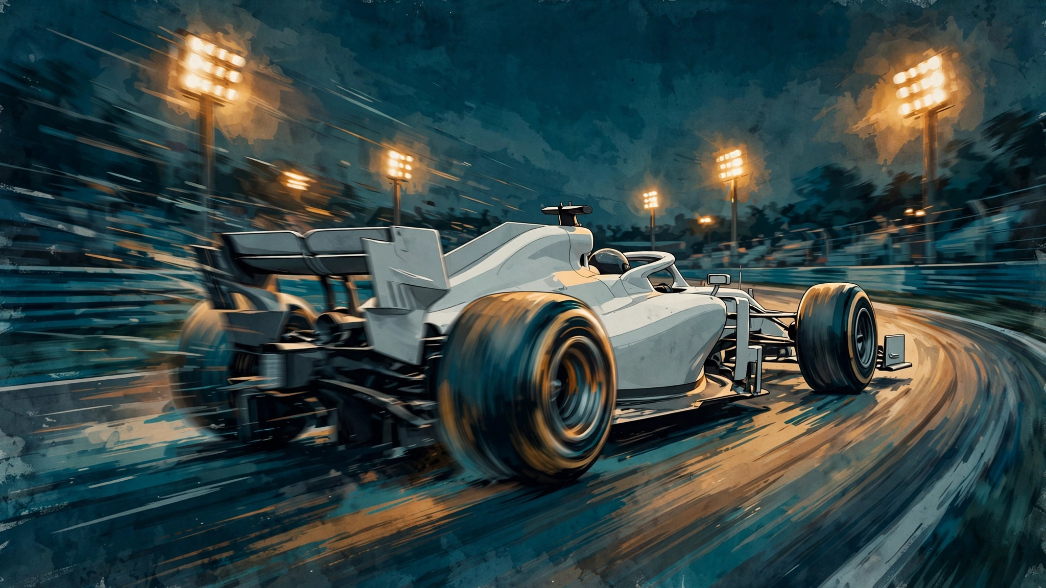 The Last King of Sepang — editorial illustration